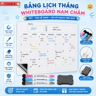 Fridge Magnetic Monthly Planner Calendar with Erasable Pen Monthly Planner Notes