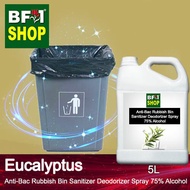 🧼🗑️  (ABRBSD) Eucalyptus Anti Bacterial Rubbish Bin Sanitizer Deodorizer Spray - 75% Alcohol - 5L Dustbin ⭐⭐⭐⭐⭐