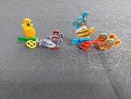 [中古]  2/3 車仔系列 舊版 Kinder Surprise 健達出奇蛋玩具 - K97 N92, 93 拉車大賽 #vintage#Kinder Toy#90s#經典#創意#益智