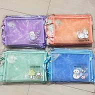 10-12 A4 Mesh Bags for Student Supplies: Dimensions 34 x 25 cm (code 8476)