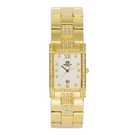 Roscani Women Square Allie Gold Plated Stainless-Steel Authentic Watch BL B81551