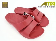 ATTA - 台灣製 ATTA 防水均壓健康拖鞋 - 紅 (3 款呎吋可選)-平行進口