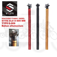 SYTE ALLUMUNIUM 33.9 X 600 MM G-909 folding bike Seatpost