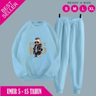 Funky kids crewneck sweater set for ages 5-15 years