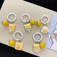 Cute avocado bear keychain