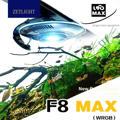 Zetlght UFO F8 MAX Fish Tank Light Native Stream Giro Goldfish Breaking Algae Energizing UFO South A