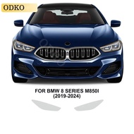 For BMW M850i M840i 8 Series 2022-2024 Pre Cut 2PCS Car TPU Front Headlight Film Transparent PPF Sti