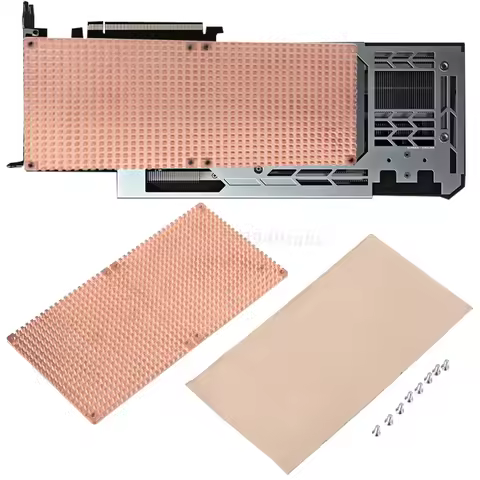 Graphics Card Back Heat Sink GPU Cooler Copper Cooling Graphic Cards GPU Block Backplate for 3080 30