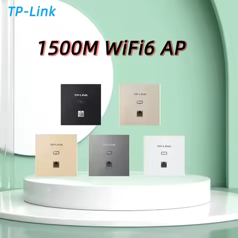 TP-Link Wall WiFi 6 Panel AP1500Mbps Dual-Band Gigabit Access Point | PoE Powered | for Hotel/Office