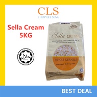 CLS ecoBrown’s Beras Sella Cream Premium Parboiled Rice Basmathi / Brasmathi / Beras Mathi 5KG 100% Original