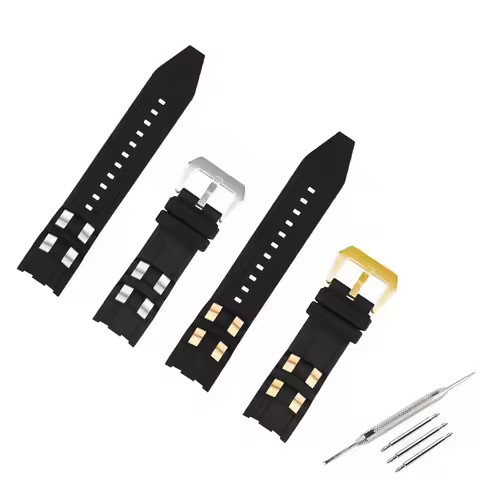 Men's rubber watch band Compatible with Invicta Pro Diver Metal particle 6983 watch strap women's si