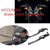 For YAMAHA MT-03 MT03 MT 03 MT-25 mt25  MT25 2014-2024 Short Adjustable Brake Clutch Levers Motorcyc