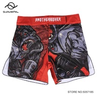 MMA Shorts Men Women Pro Style Fight Shorts for Muay Thai BJJ Training Quick Dry Split Design Jiu Ji