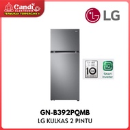 LG Kulkas 2 Pintu Net Capacity 395 Liter Smart Inverter GN-B392PQMB