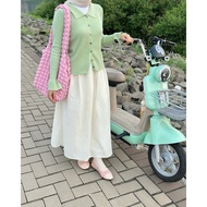 Cania skirt warehouse sale - linen ruffle skirt