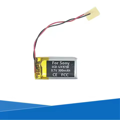 300mAh 3.7V 621733 Battery For Sony ICD-UX570F Digital Voice Recorder Pen Gaming Headphone Etc