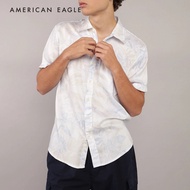 American Eagle Poolside Tropical Button-Up Shirt เสื้อเชิ้ต ผู้ชาย แขนสั้น (NMSH 015-2826-101)