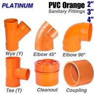 PVC ORANGE P-TRAP #2 #3 #4 For PVC Pipes