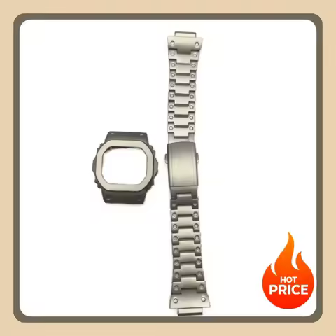 New Scrub DW5600 GWM5610 G5600E GWB5600 Metal Bezel 5610 Stainless Steel Watchband Strap 5600 Wtach 
