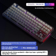 Bàn Phím Cơ Aula Spider F87 Pro 87 Phím Không Dây Bluetooth Chơi Game Esports Chế Độ Ba Chế Độ Có Th