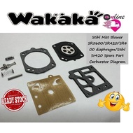 Stihl Mist Blower SR5600/SR420/SR400 diaphragm/Stihl Sr420 Spare Part Carburetor Diagram