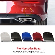 Car Rear Bumper Tow Hook Cover Cap Accessory Replacement For Mercedes Benz C Class Coupe W205 C200 C
