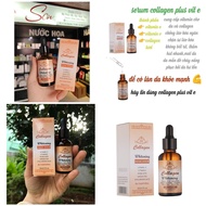 SERUM COLLAGEN WHITENING VIT E 701 Serum có tác dụng thu hẹp lỗ chân lông khiến da mịn màng hơn căng