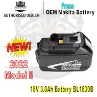 OEM MAKITA BL1830B 3.0AH 18V BATTERY/ NON-AUTHENTIC MAKITA BATTERY/ LI-ION BATTERY