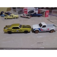 MESIN M2 69 Chevrolet Camaro z28 open door rubber tires & engine hood size HOTWHEELS