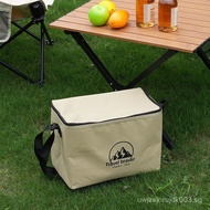[Oxford Cloth Material]Rectangular Commercial Stall Cake Picnic Outdoor Spring Outing Insulated Bag 