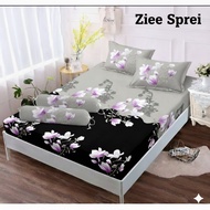 Soft Polymicro Premium Bed Sheet Set with Rose Flower Motif 180x200 160x200 120x200 (Number 1 & 3)