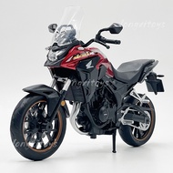1:12 Diecast Motorcycle Model Toy Honda CB400X Street Bike Miniature Replica