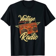 Vintage Radio Antique Design Great Gift Idea Premium Fashion Men T-Shirt Xs-3Xl
