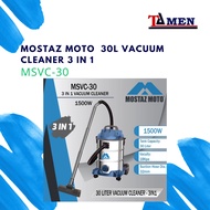 Mostaz Moto MSVC-30 30L Vacuum Cleaner 3 IN 1 Wet and Dry Vacuum Cleaner Blower Vacuum Heavy Duty Va