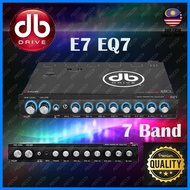 DB Drive E7 EQ7 Car Audio 7 Band Parametric Equalizer