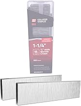 Grip Rite Prime Guard MAXB64911 1-1/4-inch 316 Stainless Steel 18 Gauge “L”-style Narrow Crown Stapl