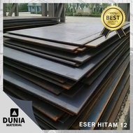 Plat Besi / Eser Hitam 12 mm