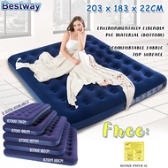 BESTWAY 67004 1.83 Meter Portable Series Inflatable Double Air Bed Mattress Tilam Angin Tilam Murah