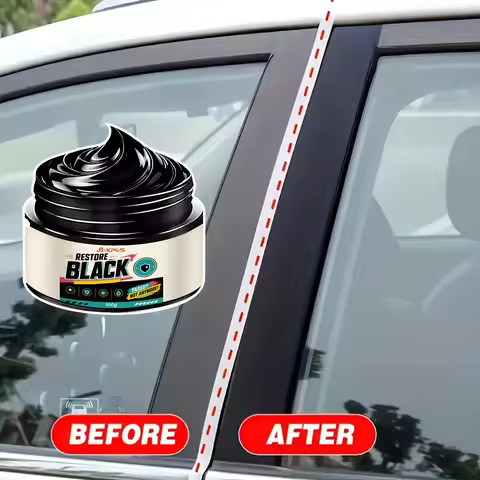 Car Plastic Restorer Paste More Gloss Car Cleaning Products Plastic Restore Auto Polish Repair Coati