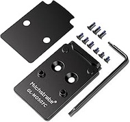Adapter Plate for Glock Gen 3 to Gen 5 17 19 MOS Holosun 407C/ 507C/ 508C, Trijicon RMR/SRO, 7075T6 