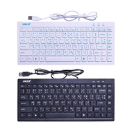 OKER คีย์บอร์ดโน้ตบุ๊ค USB Keyboard OKER OKER (Mini F6) สีขาว,สีดำ