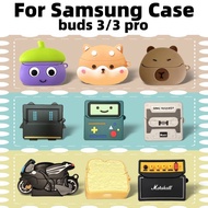 for Samsung Galaxy Buds3/buds 3 Pro Shockproof Headphone Case Cover Galaxy Buds 3 pro Shockproof Sil