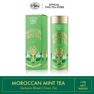 TWG Tea | Moroccan Mint Tea | Green Tea Blend | Haute Couture Tea Tin Gift 100g / ชา ทีดับเบิ้ลยูจี