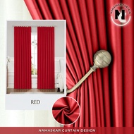 namaskar.curtain - Iris Hook/Eyelet Blackout Curtain - Code 2 (170cm-400cm)