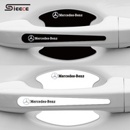 Sieece Car Door Handle Protector Auto Door Bowl Anti-Scratch Protector Film For Mercedes Benz W212 W204 W213 W205 W211 A180 A200 B180 C180 E200 CLA180 GLB200 GLC300 S CLS GLA GLE Class