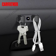 BMW M Logo Mini Self-adhesive Car Mounted Hooks Front Row Plastic Multifunctional Storage Hooks Smal