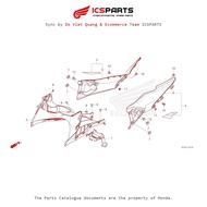 Main Side Cover(Fs150Fl/M,Fs150Fal/M) (F-44-10-A) HONDA Winner X (2022+) (K2P) Parts Catalogue