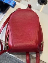 LV Epi 皮質紅色鎖頭背囊