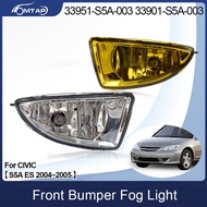 MTAP For CIVIC Fog Lamp Front Bumper Lamp Fog Light For HONDA CIVIC S5A ES1 ES5 ES6 ES7 ES8 2004~200