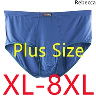 Men's Seluar Dalam Lelaki Plus size boxer Bamboo Fiber XL-8XL 3XL 4XL 5XL 6XL 7XL 8XL Big size men's